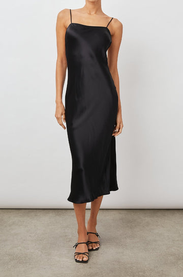 LOTTIE BLACK DRESS- FRONT