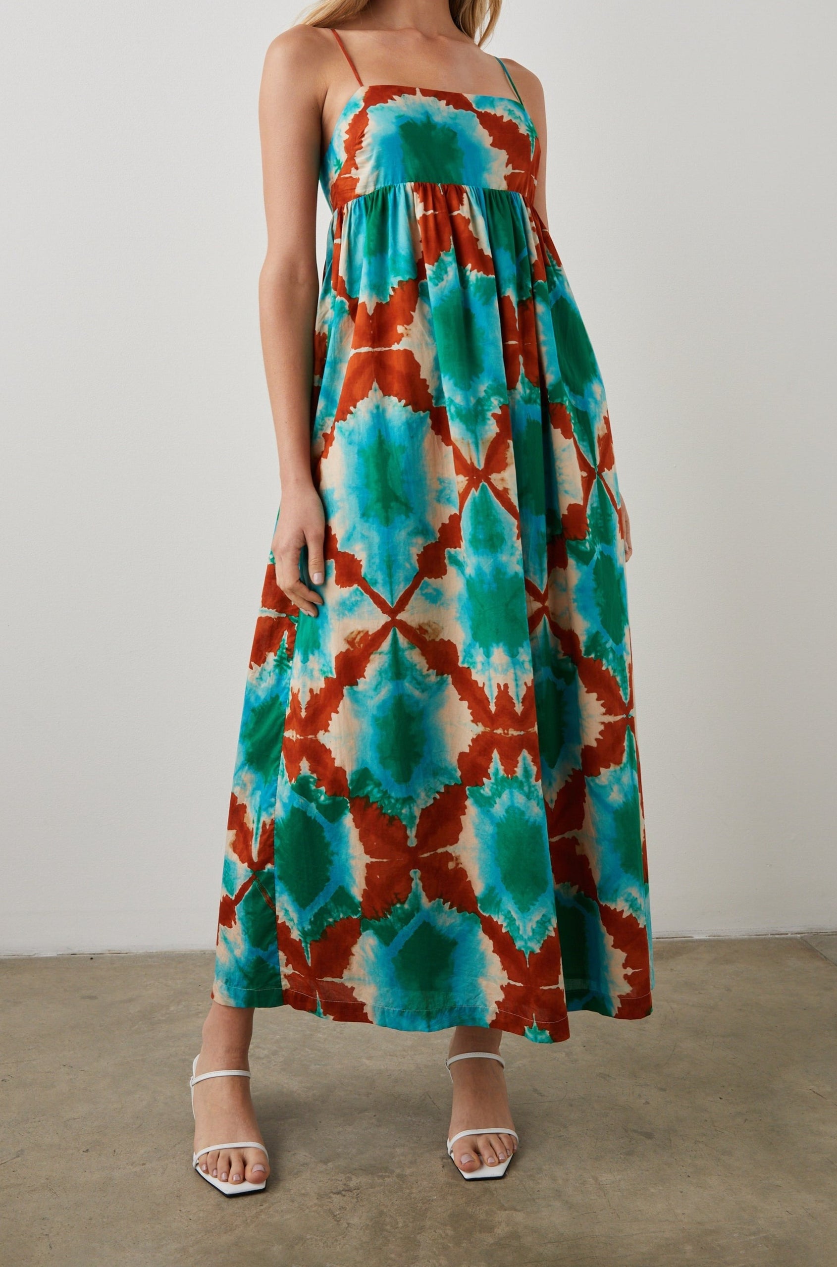 LUCILLE DRESS KALEIDOSCOPE - FRONT FULL BODY