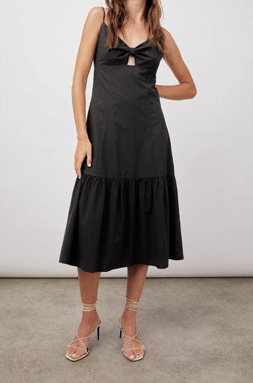 MAEVE BLACK DRESS - FRONT