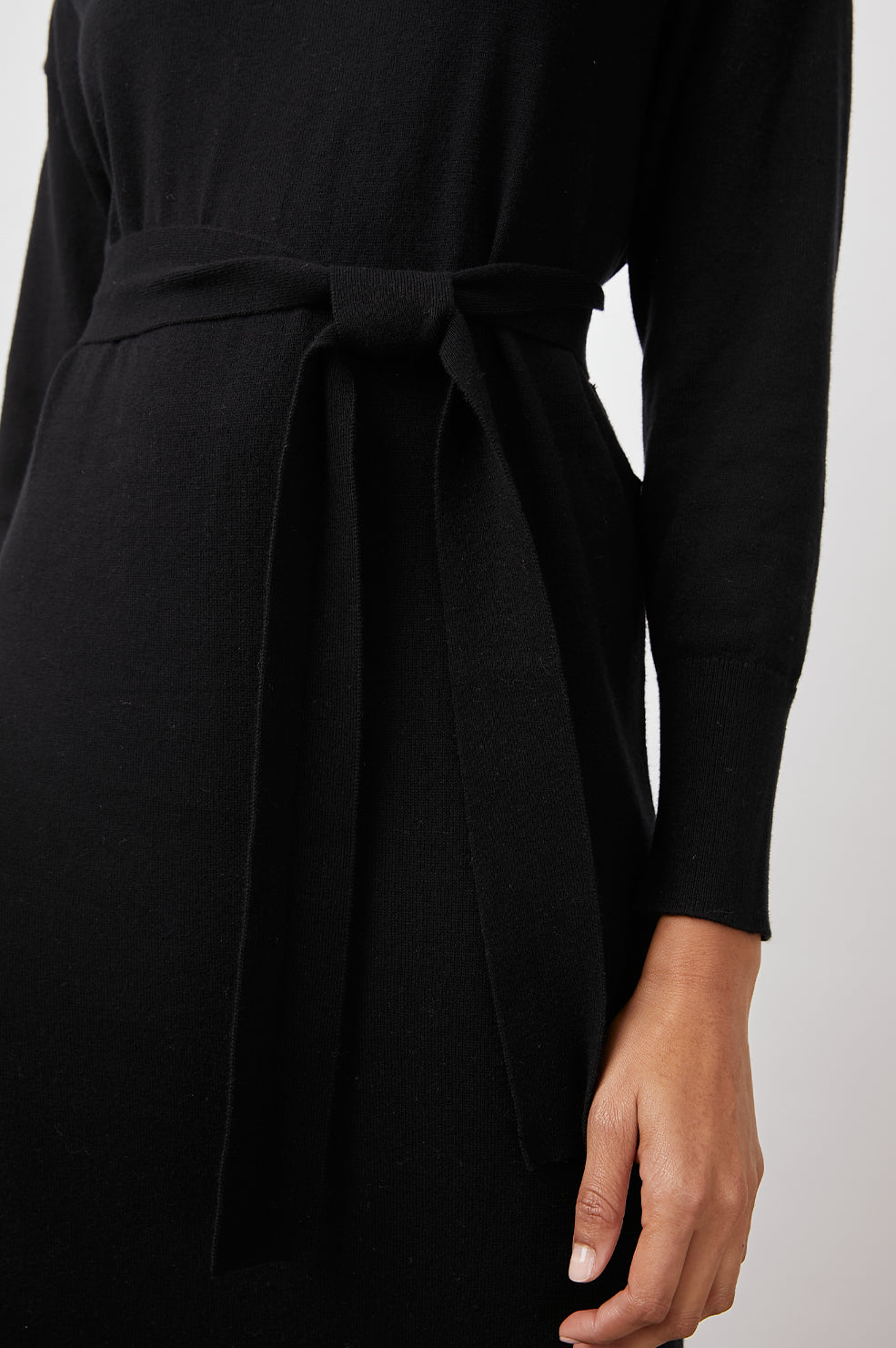 Margot Black Dress- detail