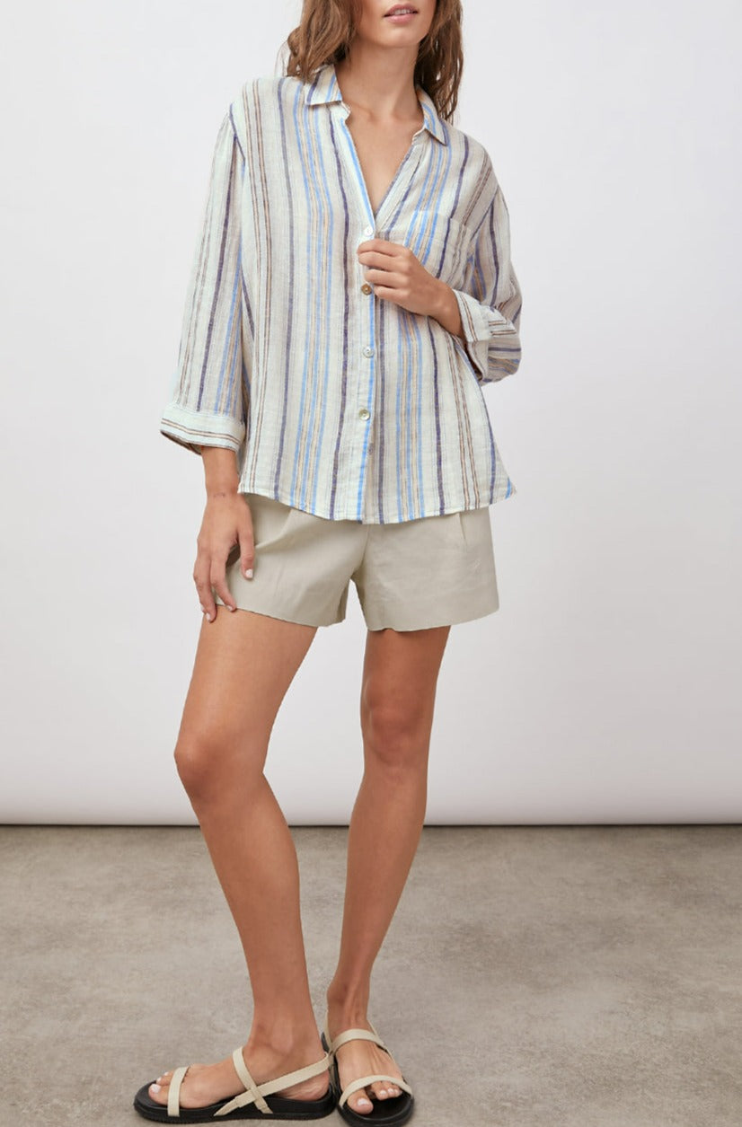MARLOES MONTAUK STRIPE BLOUSE - front