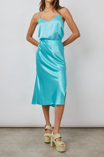 MAYA AZURE SKIRT-FULL FRONT BODY 