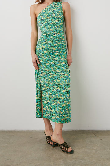  MCKAYLA DRESS WATER COLOR IVY - FULL FRONT BODY