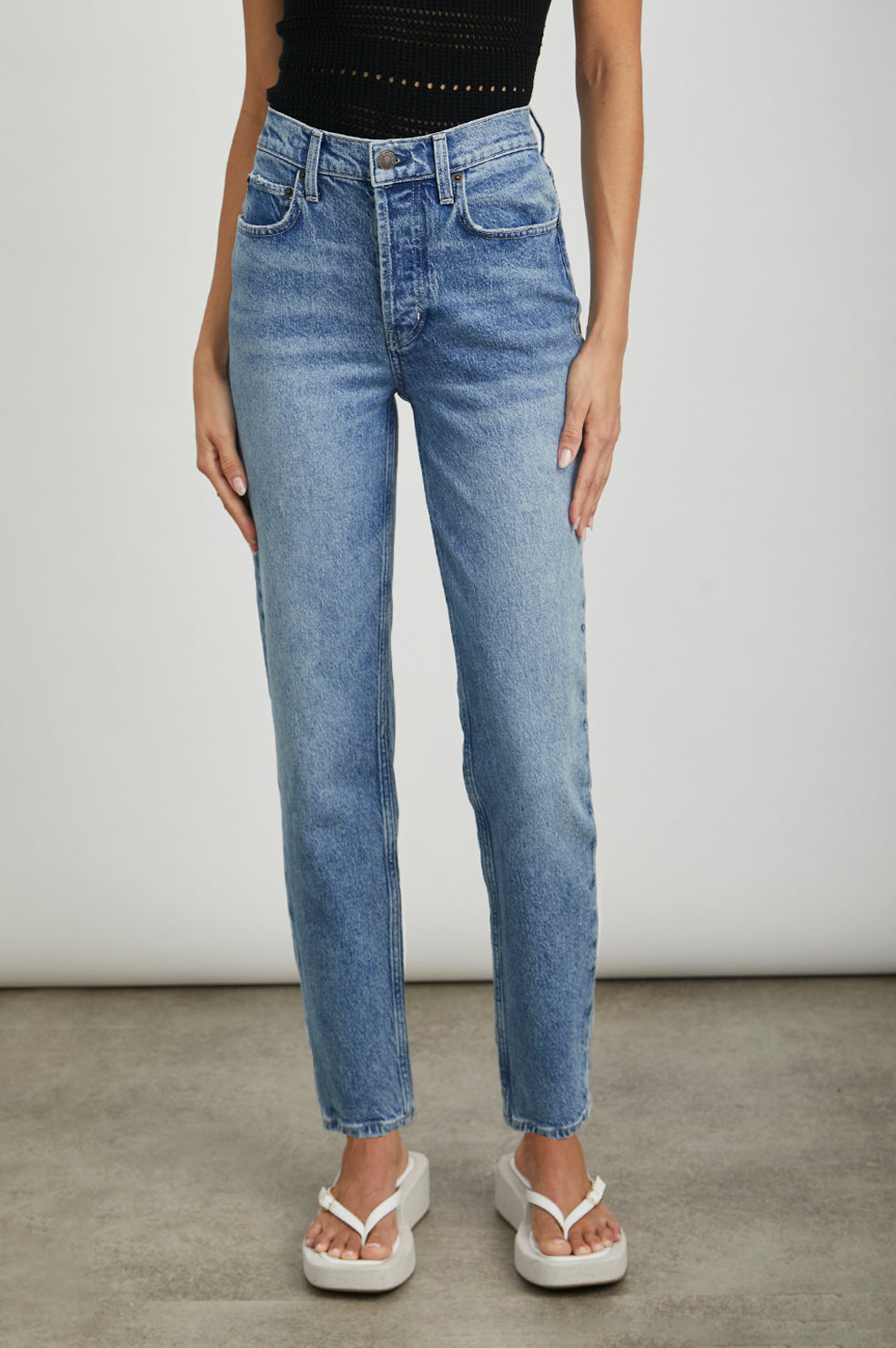 MELROSE GERANIUM DENIM- FRONT