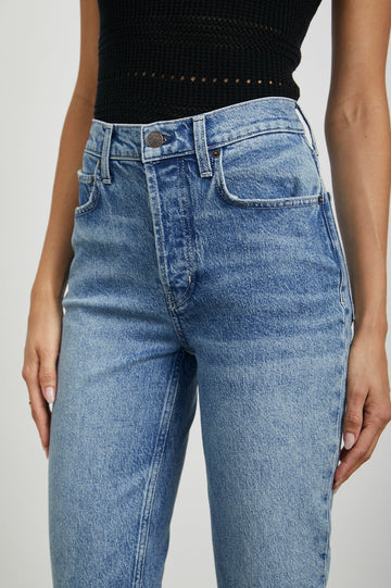 MELROSE GERANIUM DENIM-DETAIL