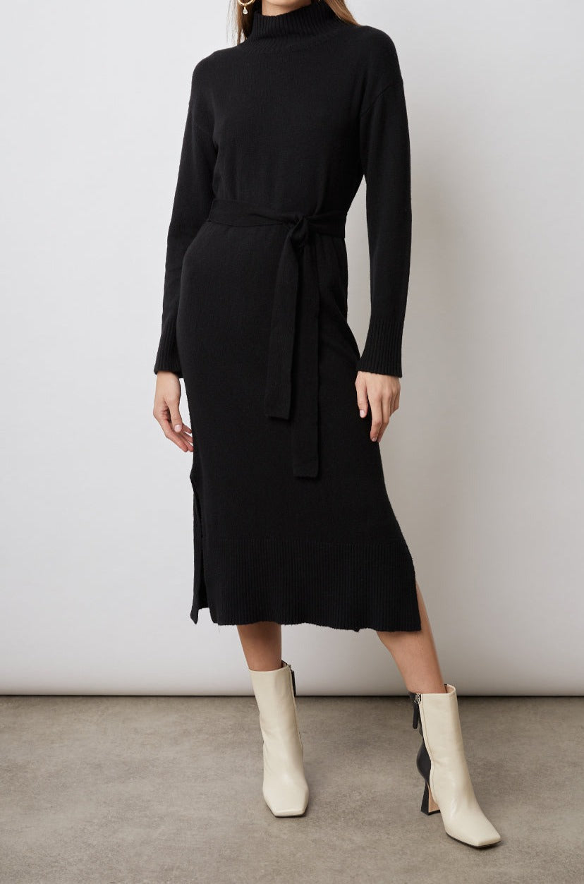 MILA BLACK DRESS- FRONT