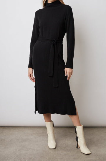 MILA BLACK DRESS- FRONT