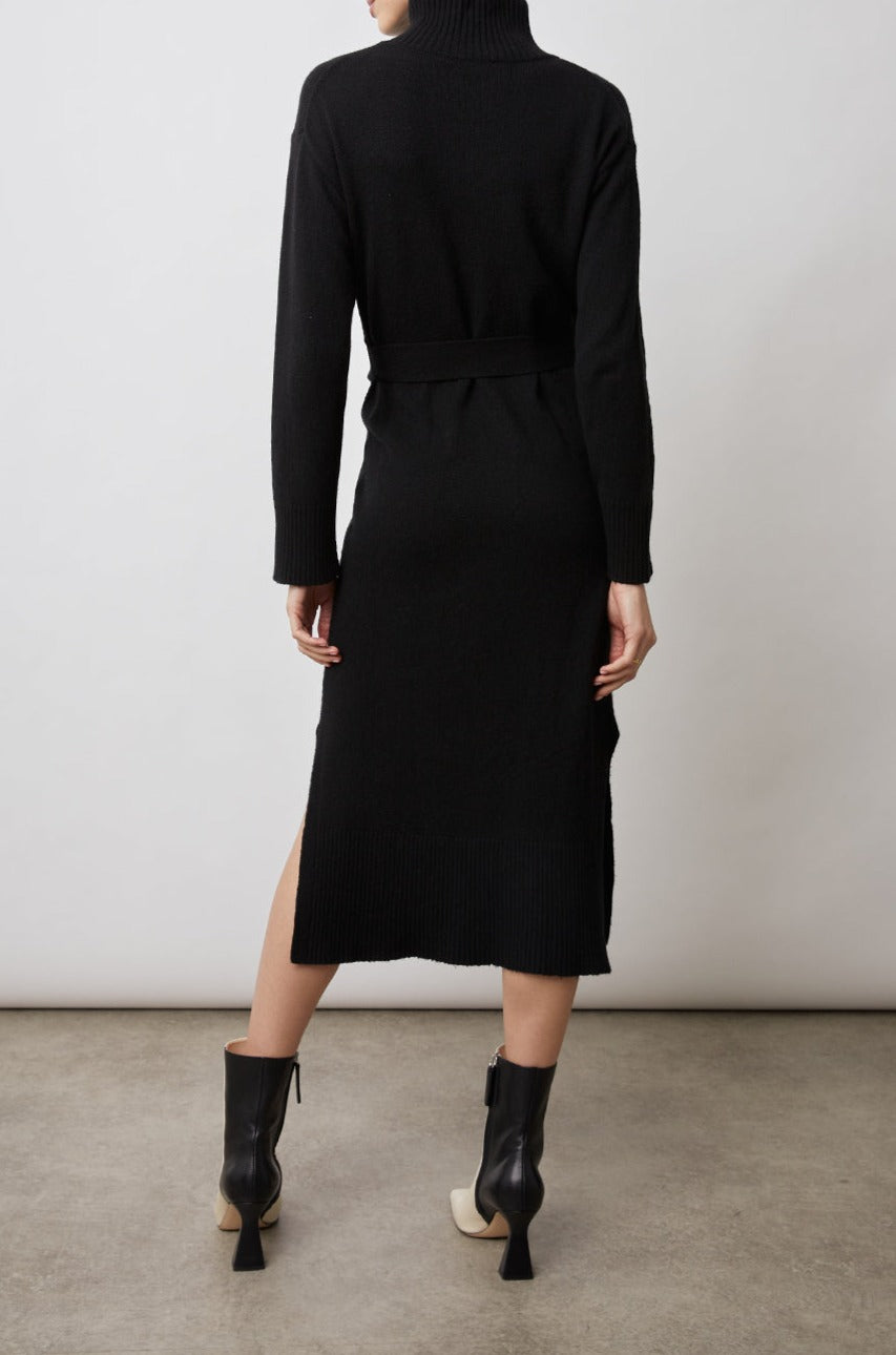 MILA BLACK DRESS-BACK