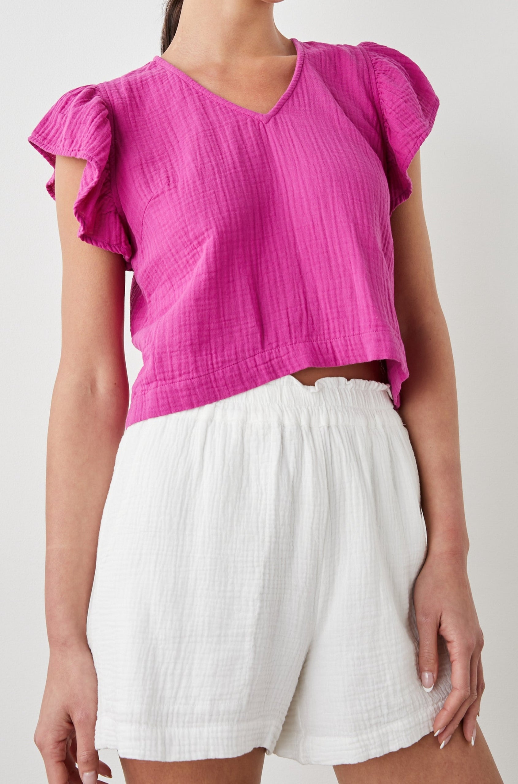 MILEY TOP BERRY - FRONT ANGLE