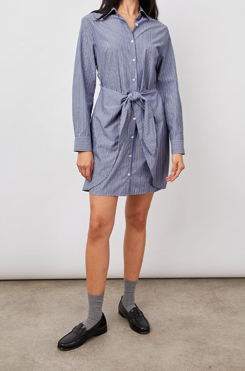 NADIA DRESS - BRENTWOOD STRIPE