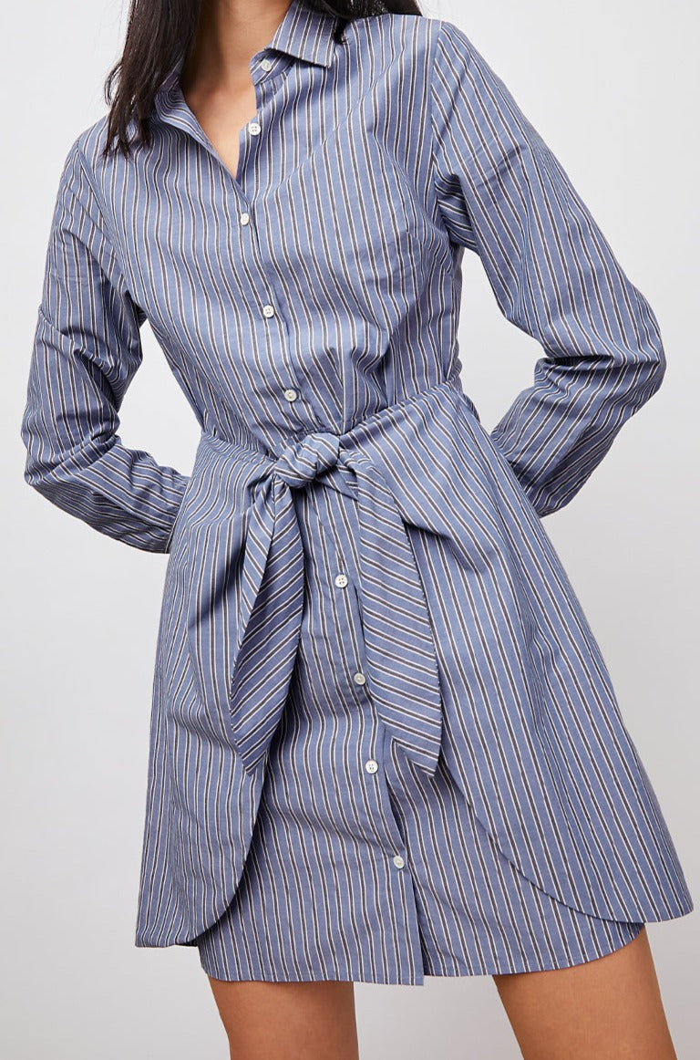 NADIA DRESS - BRENTWOOD STRIPE