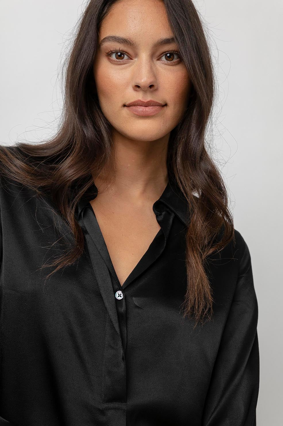 Nissa Black Blouse - detail