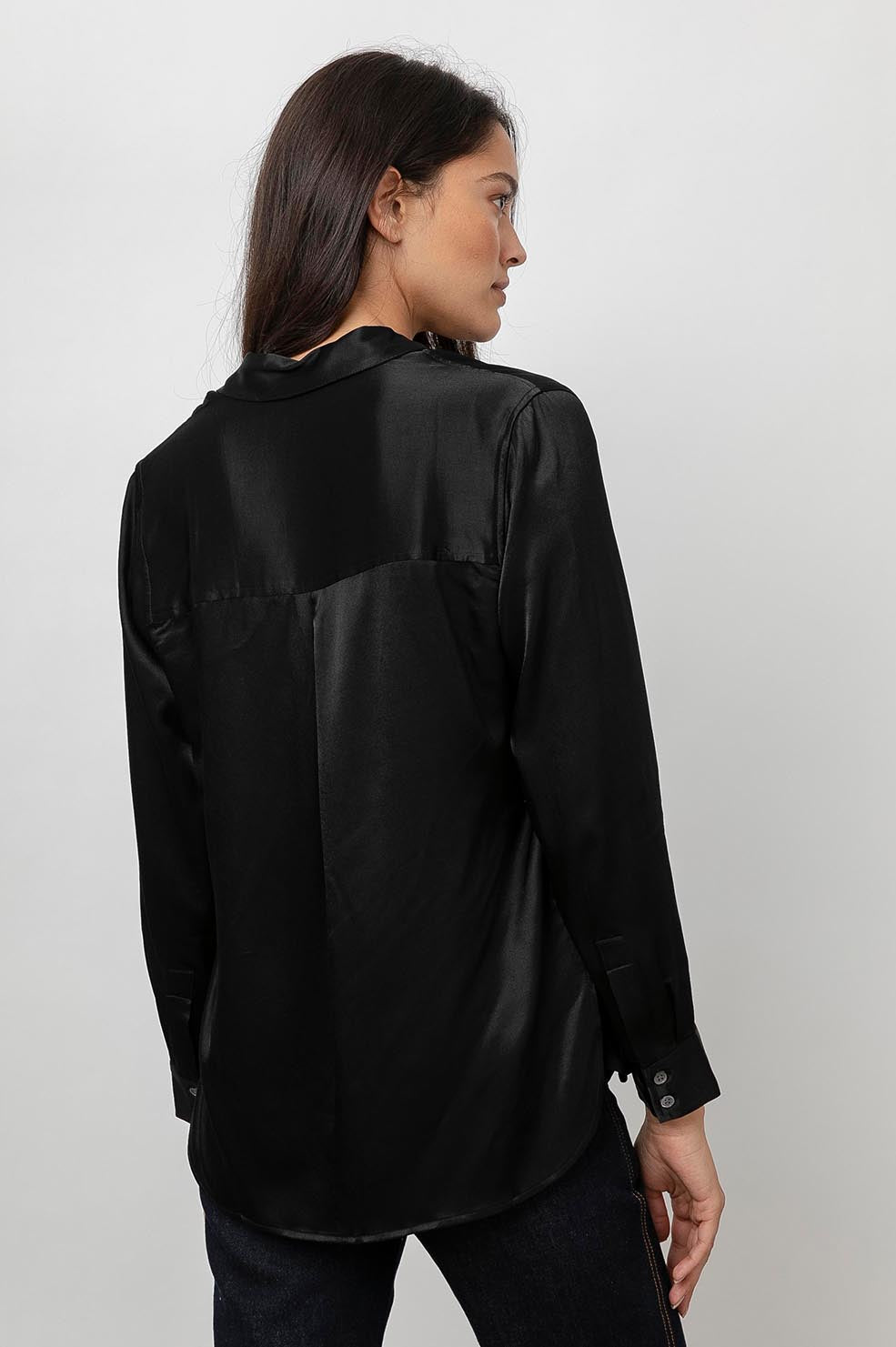 Nissa Black Blouse - back