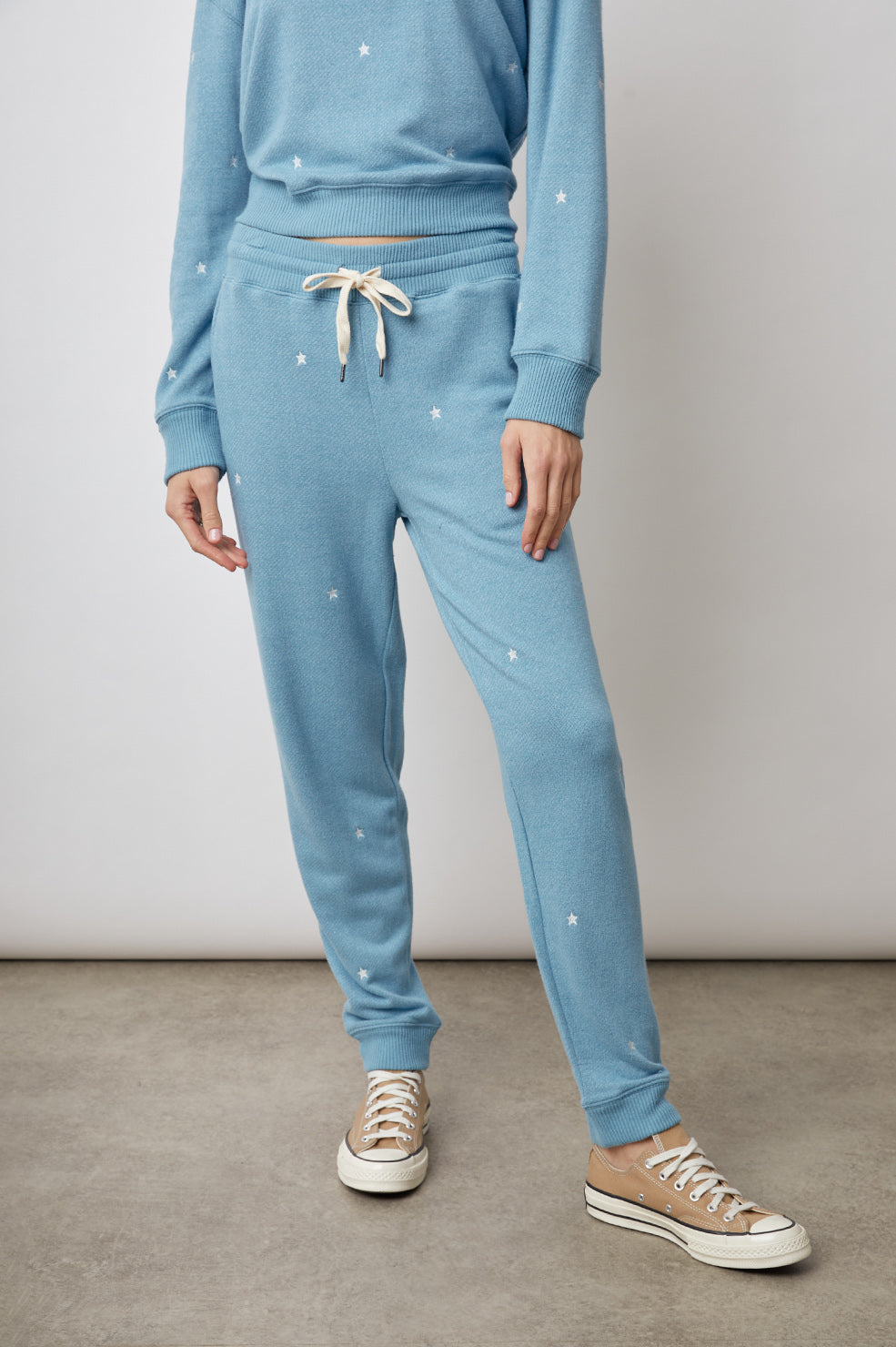 OAKLAND SWEATPANT AQUA STARS - FRONT BODY