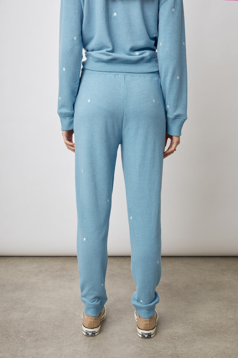 OAKLAND SWEATPANT AQUA STARS - BACK BODY