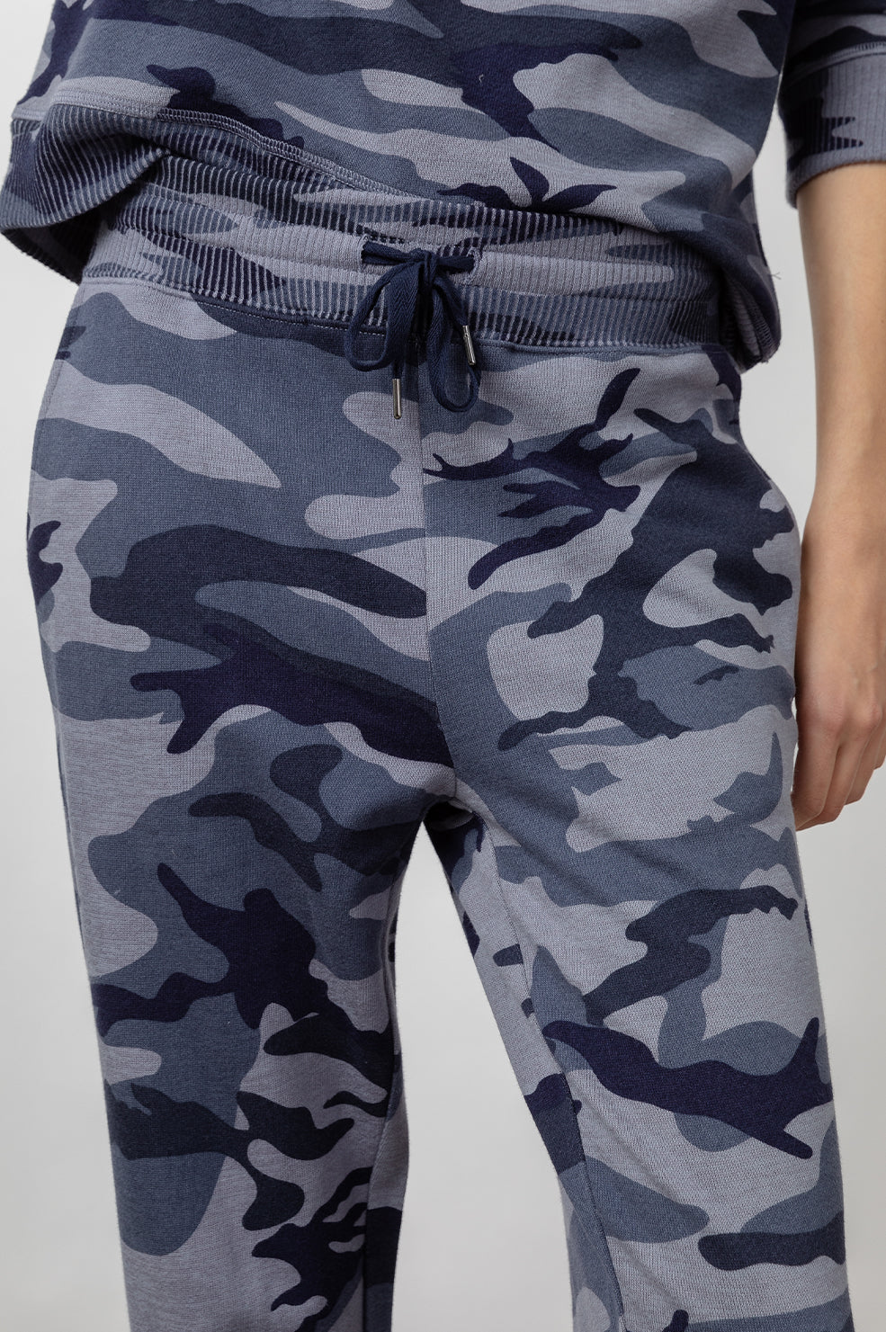 Oakland Blue Indigo Camo Sweat Pant - detail