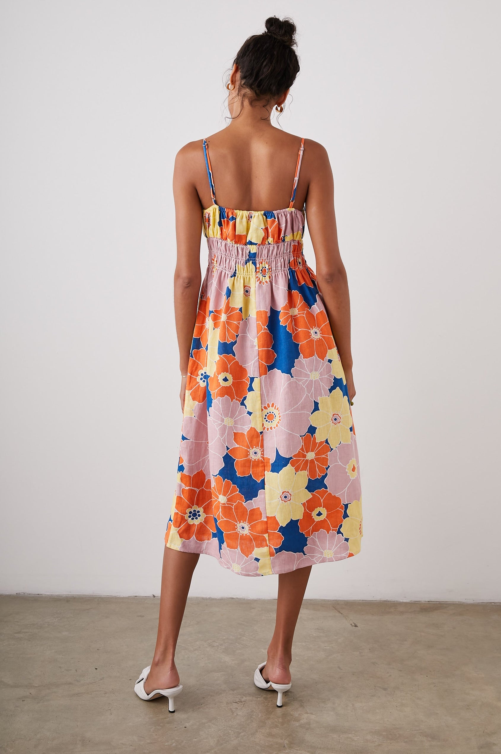 OCTAVIA DRESS  FLOWER POWER - BACK BODY