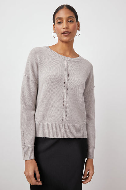 Presley Dove Sweater- front