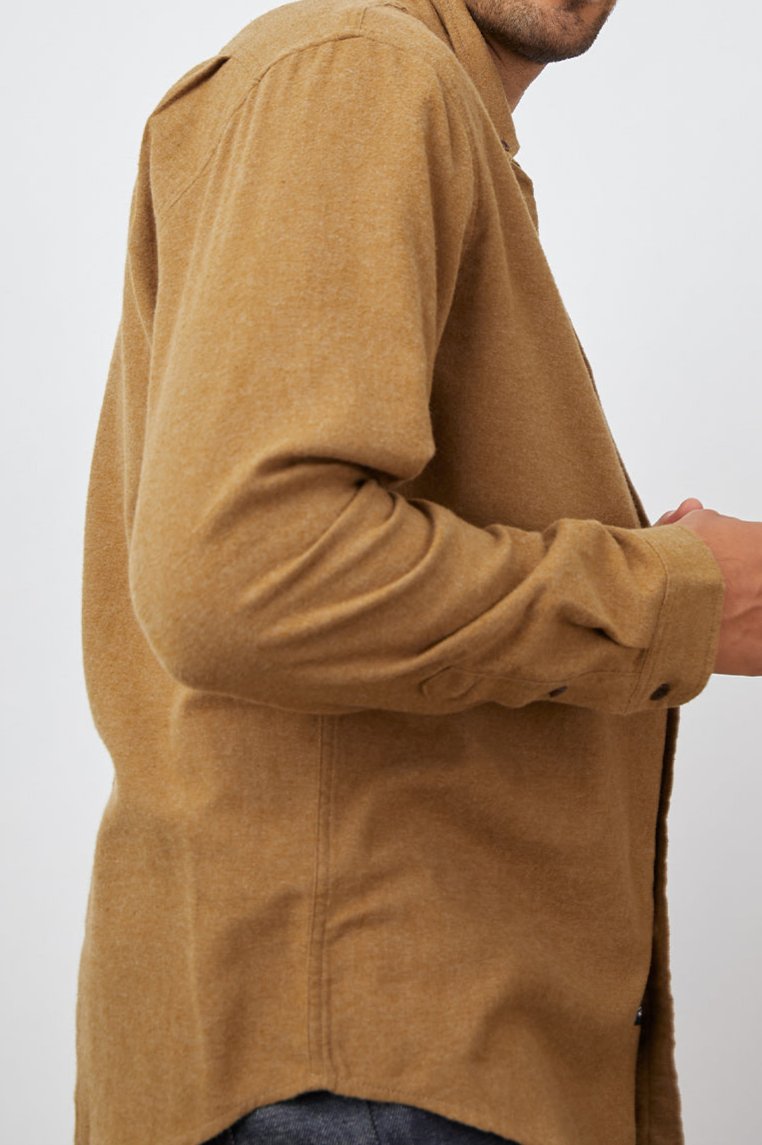 RUNSON SHIRT GOLDEN ROD - SIDE BODY