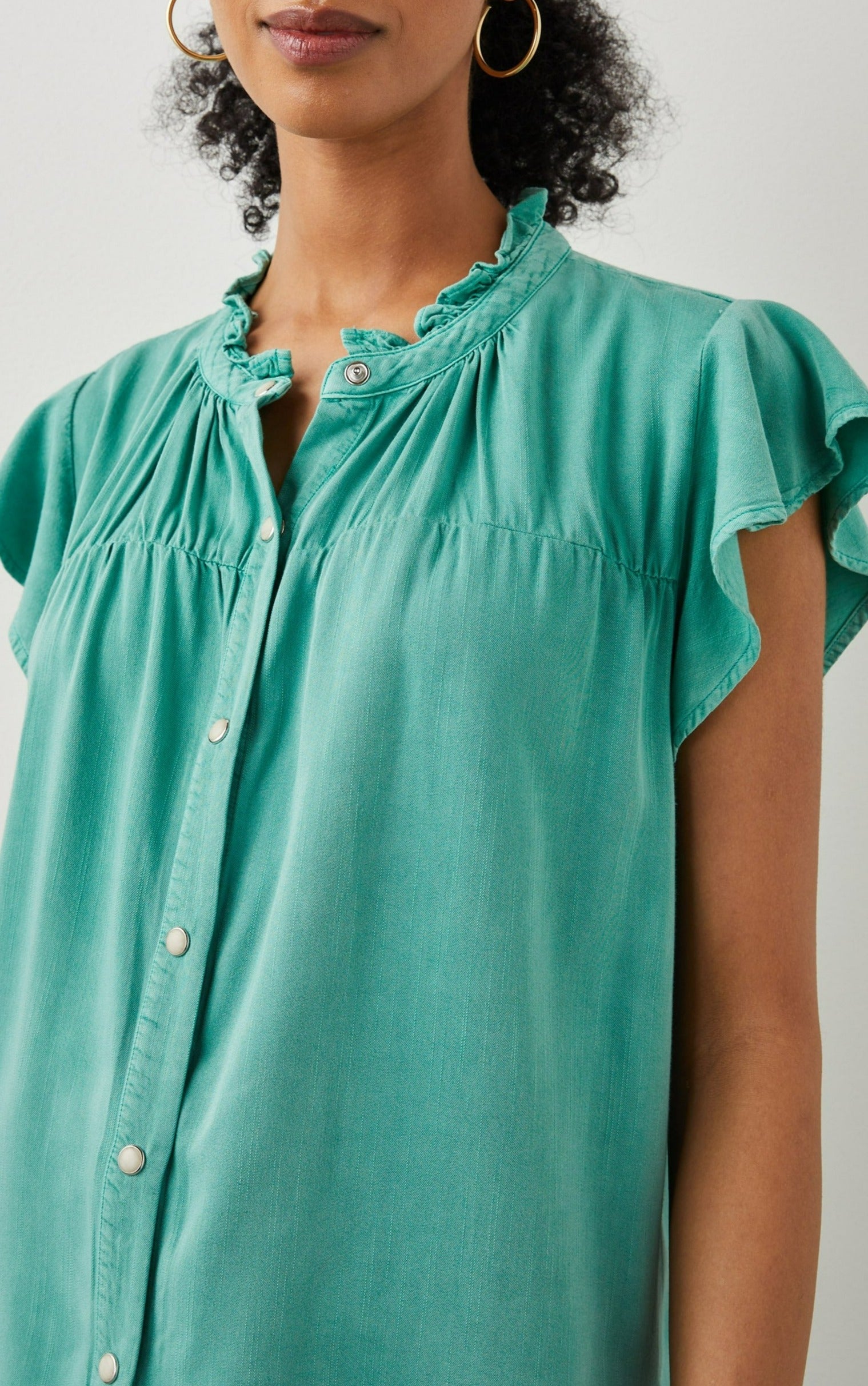 RUTHIE BASIL TOP - FRONT