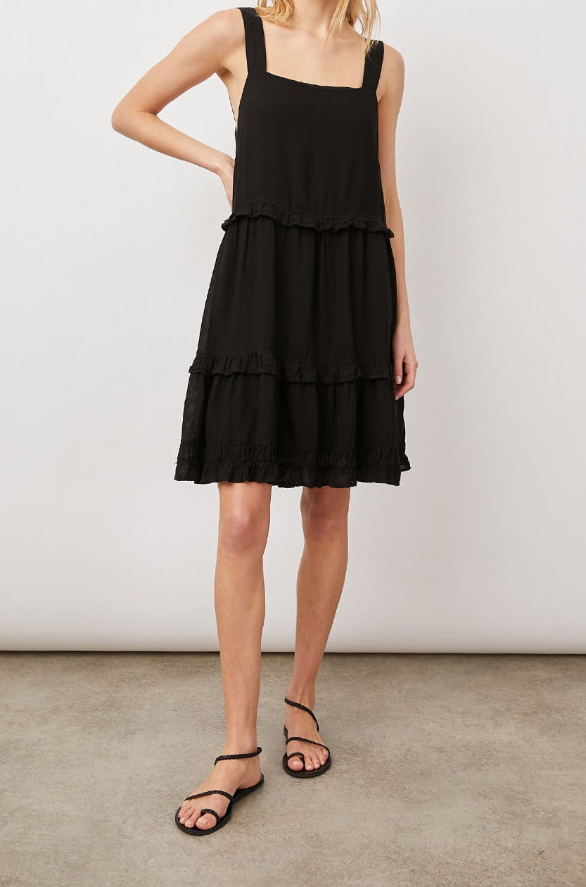 SANDY BLACK DRESS-FULL FRONT BODY