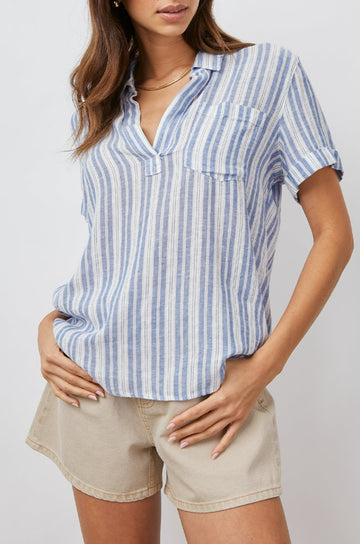SAVANNAH NEW HAVEN STRIPE - FRONT UNTUCKED