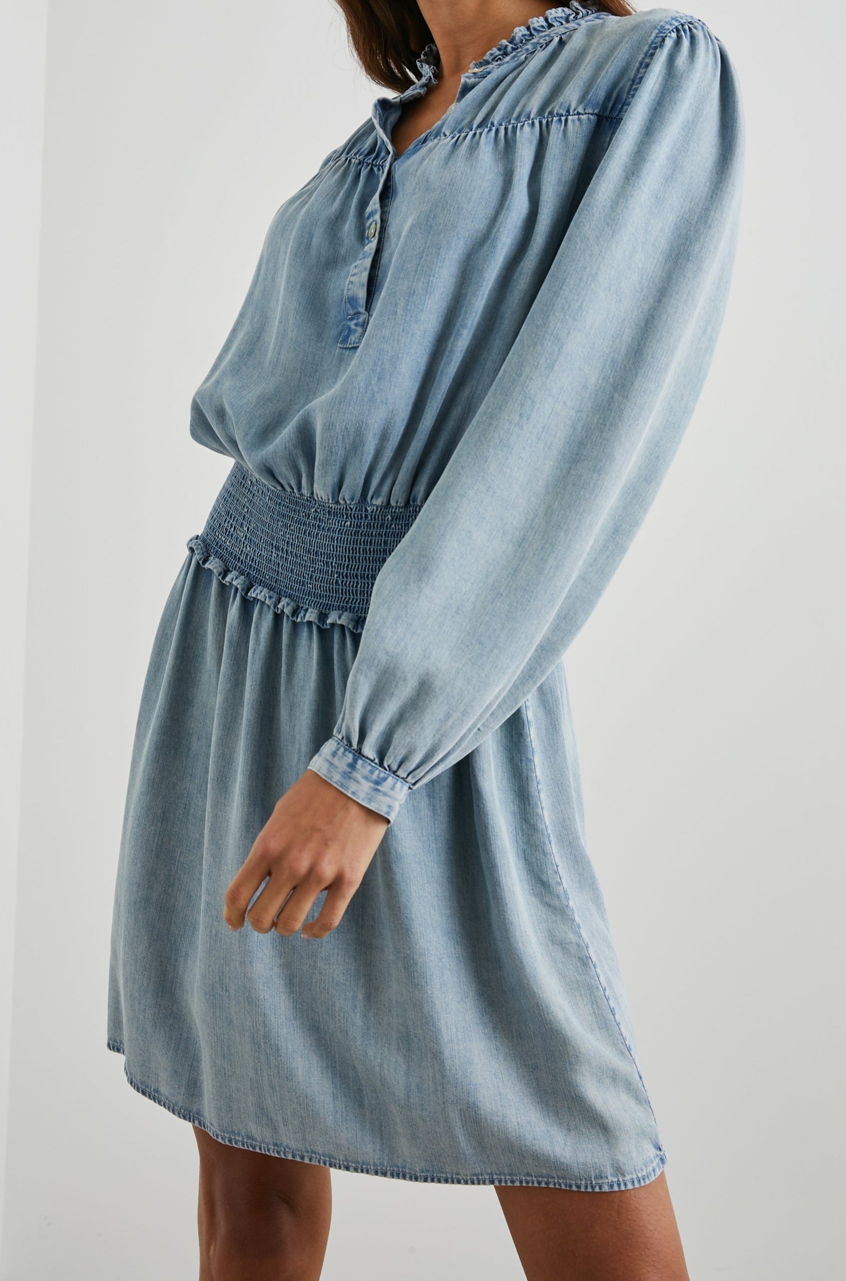 SHAWNA DRESS MED VINTAGE CLOUD WASH - FRONT