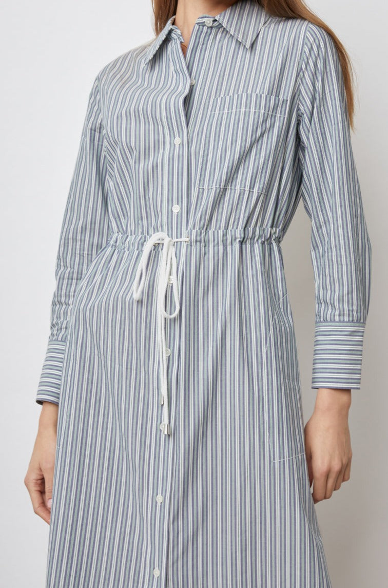 SHIVONNE DRESS - BANK STRIPE