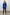 Simone Blue Long Sleeve V Neck Sweater - full front body
