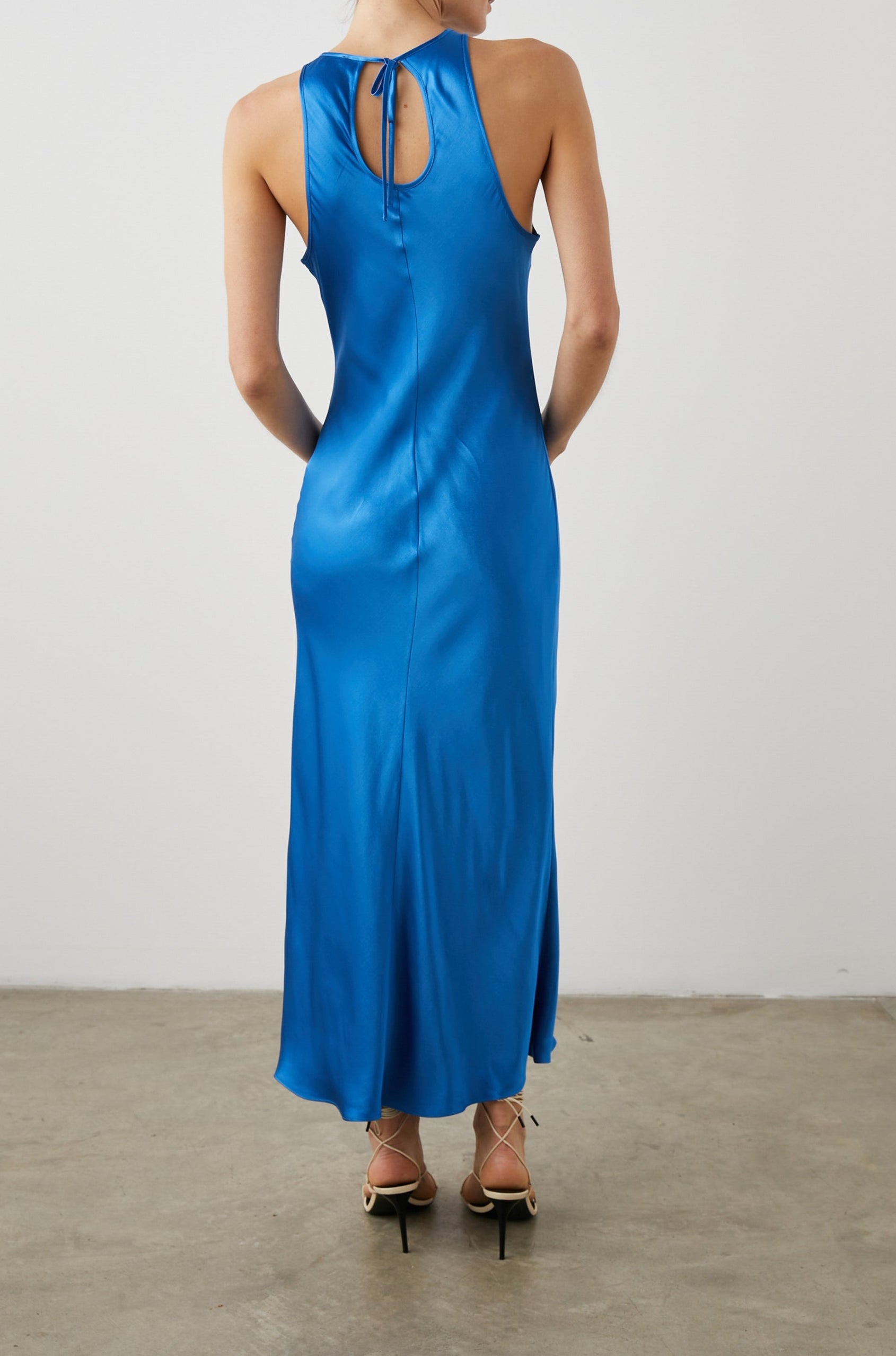 SOLENE DRESS COBALT - BACK