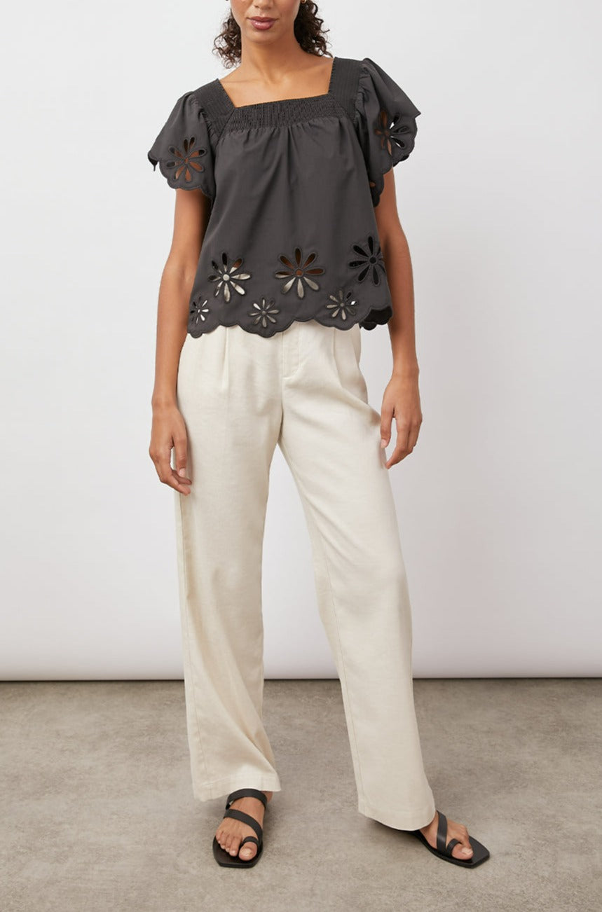 SONORA BLACK EYELET -FULL FRONT BODY