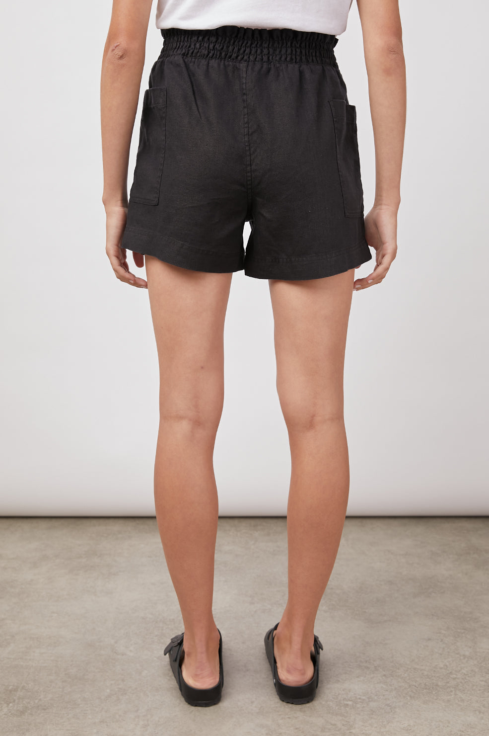 SUMMER BLACK SHORT-BACK