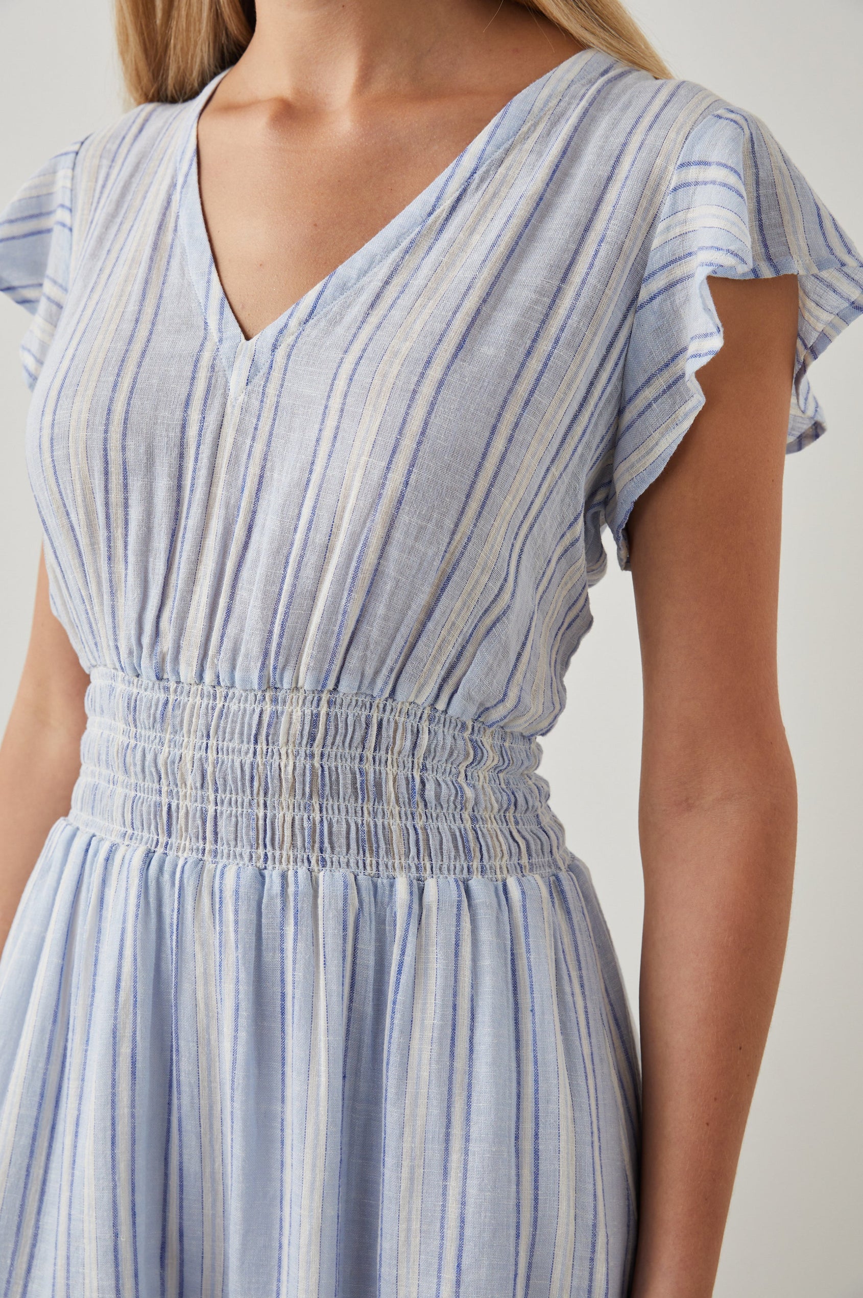 TARA DRESS NAPOLI STRIPE - DETAILS
