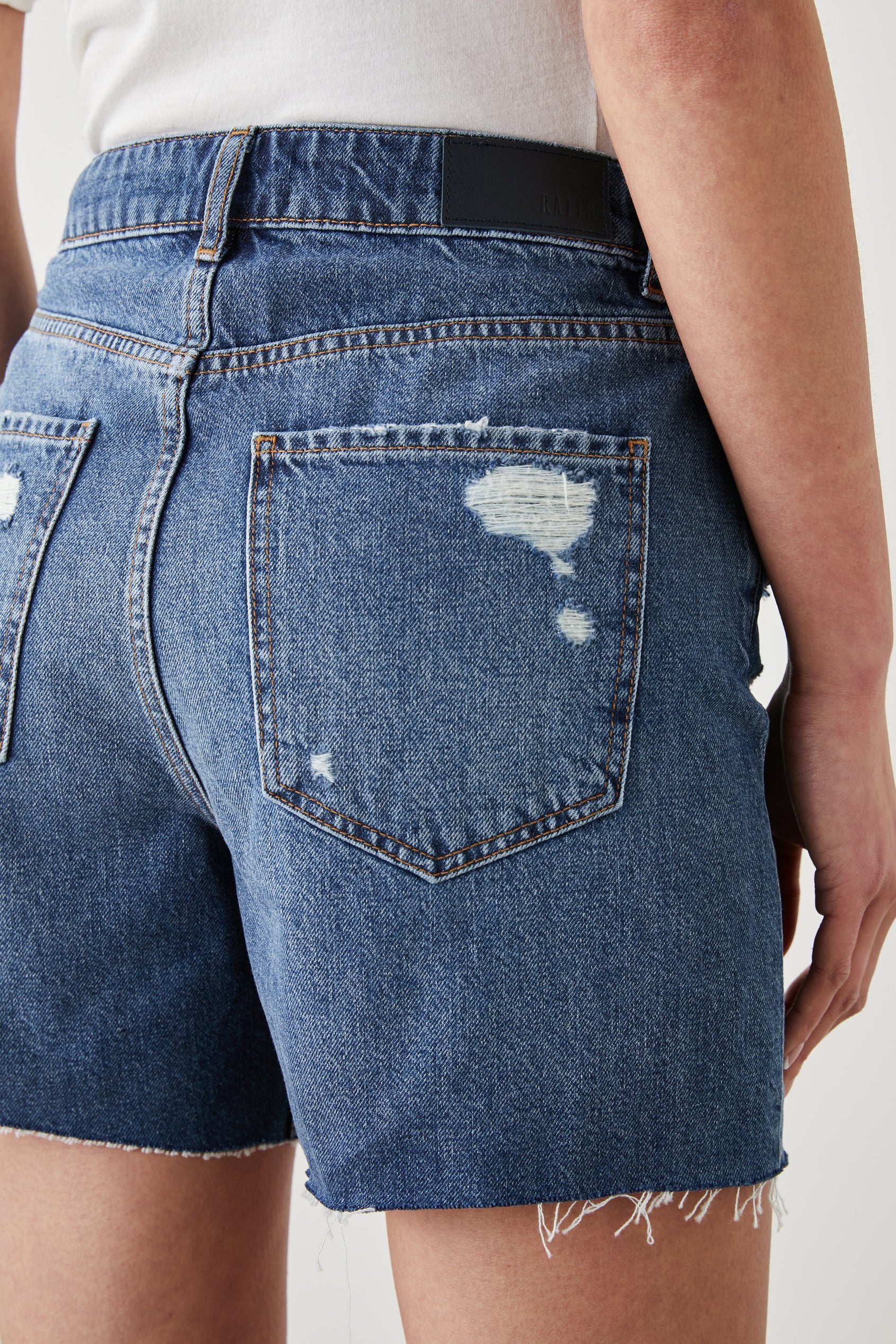 HERMOSA RIVERSIDE DISTRESS SHORT - BACK