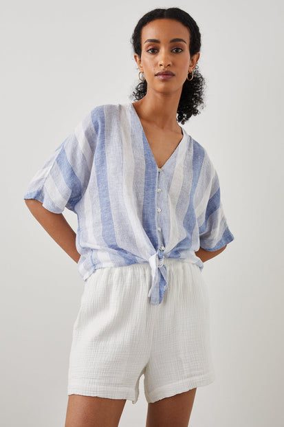 THEA TOP NEVIS STRIPE - FRONT
