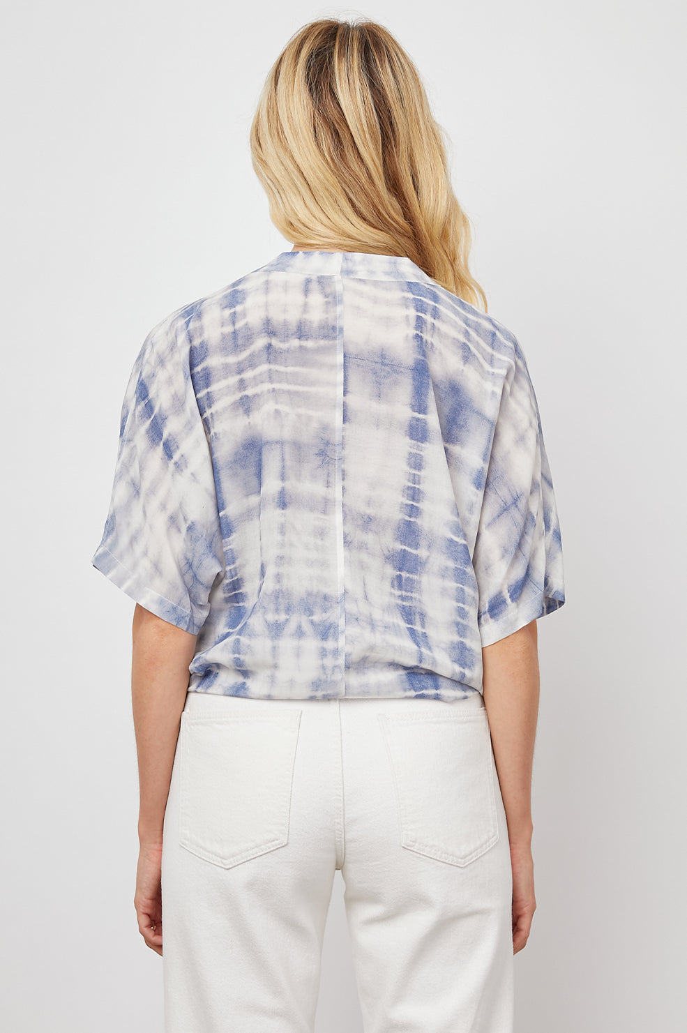 THEA COAST TIE FRONT BLOUSE- BACK