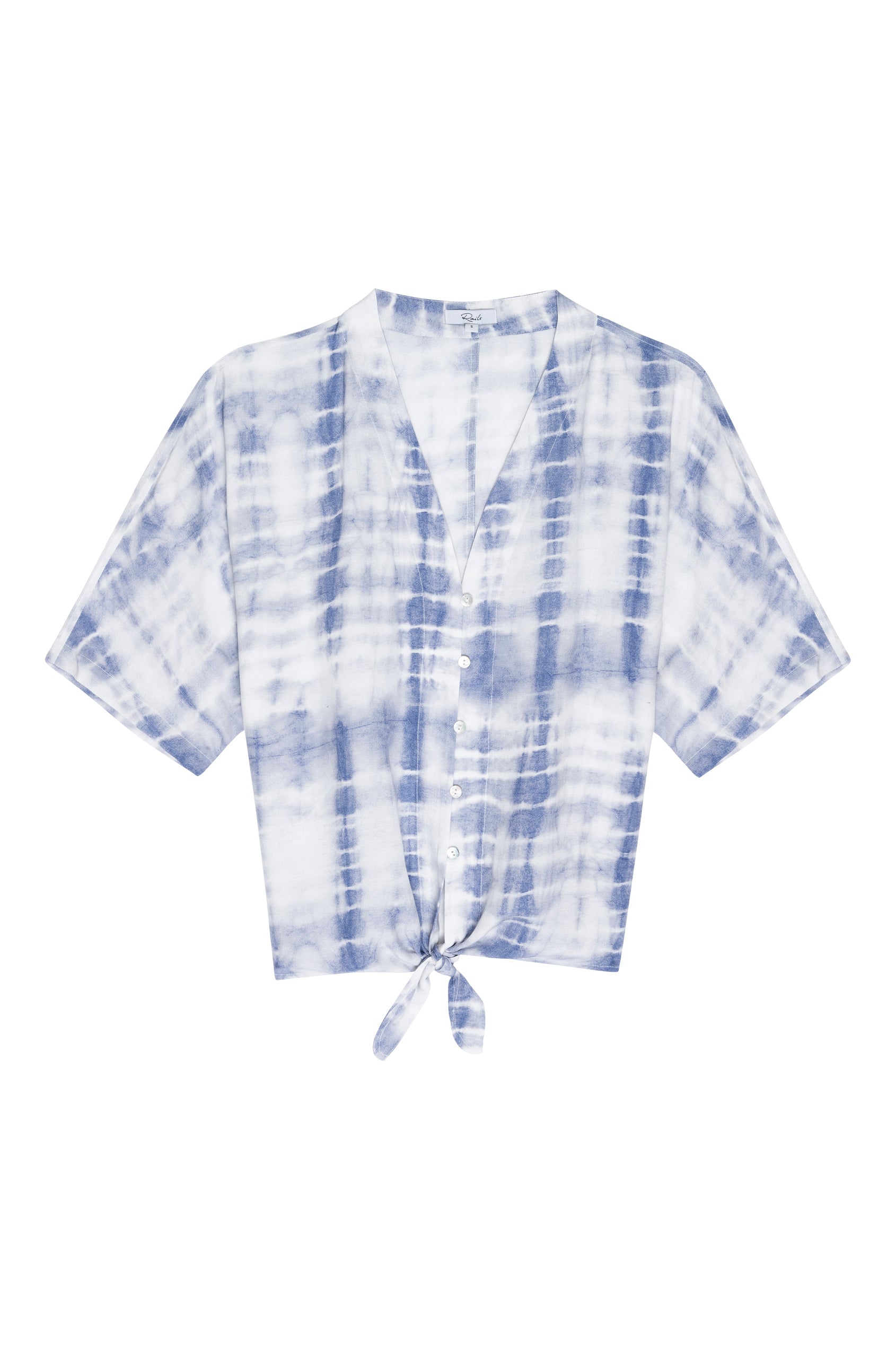 THEA COAST TIE FRONT BLOUSE-FLAT