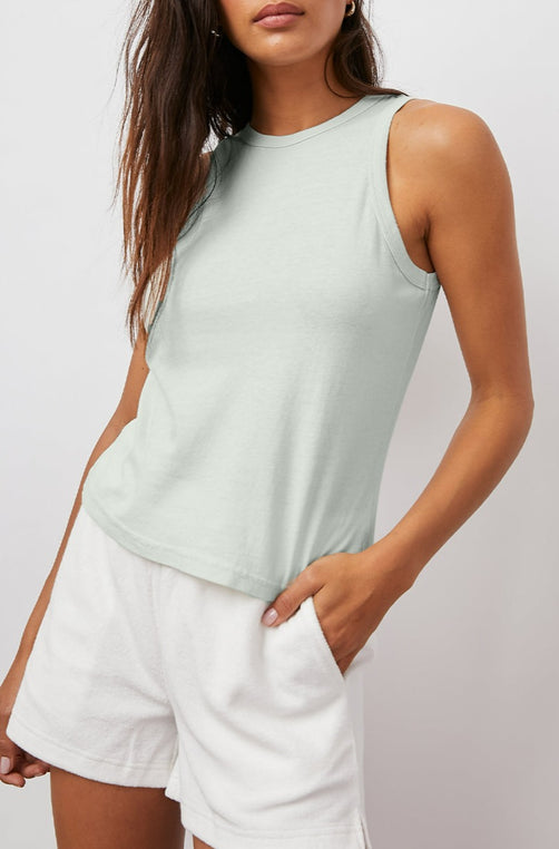 THE BOXY TANK CELEDON- FRONT