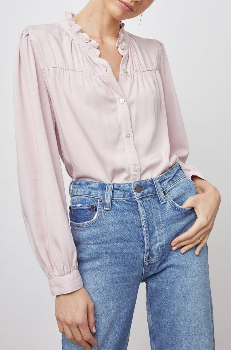 CAMILLE TOP - DUSTY ROSE – Rails UK