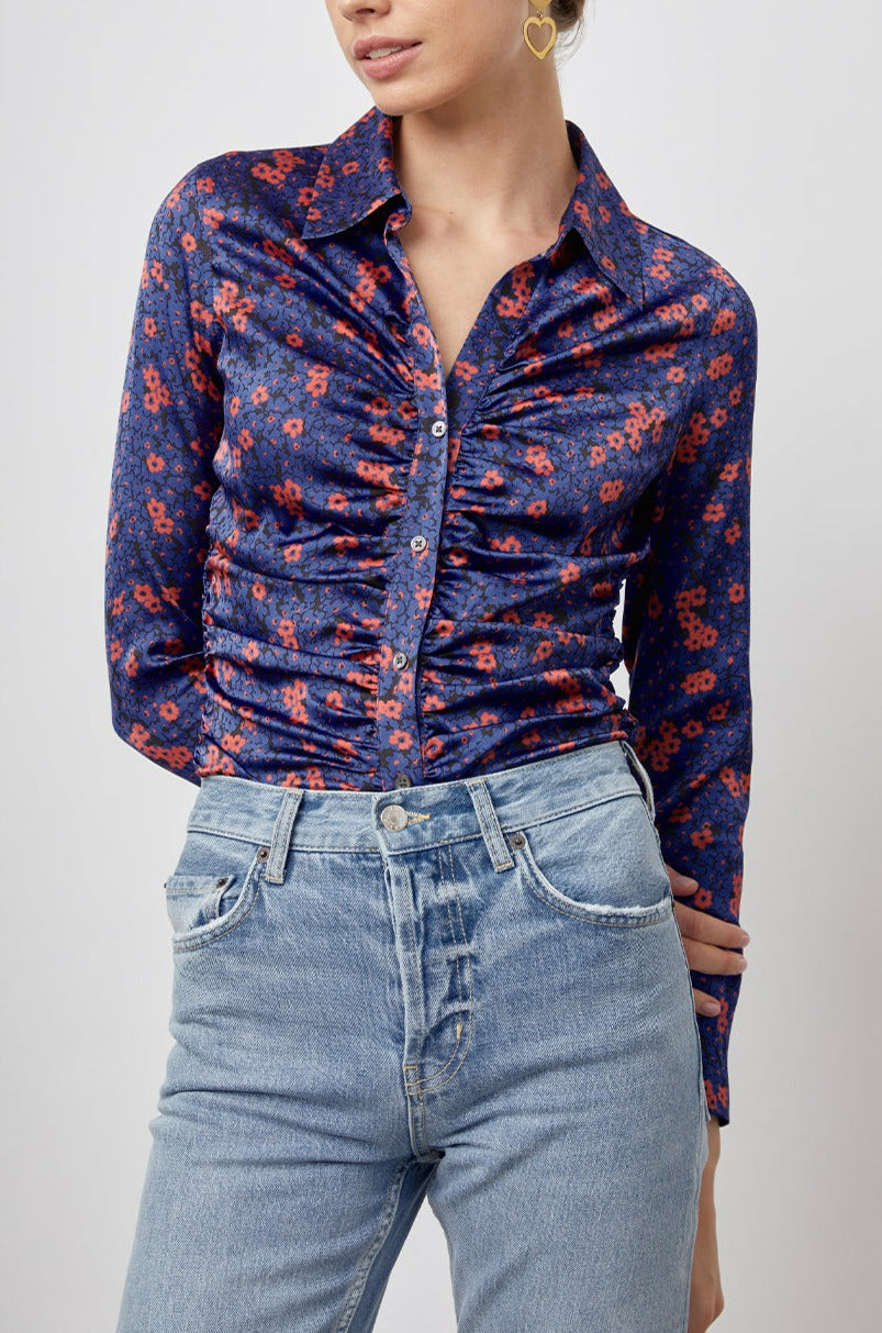 LISA BLOOM TOP - FRONT TUCKED IN