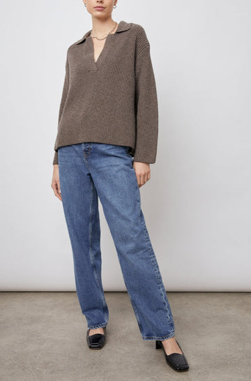 HARRIS BURL SWEATER- FRONT FULL BODY
