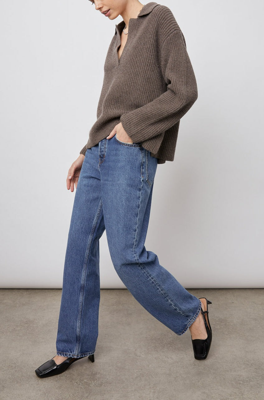 HARRIS BURL SWEATER-SIDE ANGLE