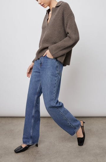 HARRIS BURL SWEATER-SIDE ANGLE