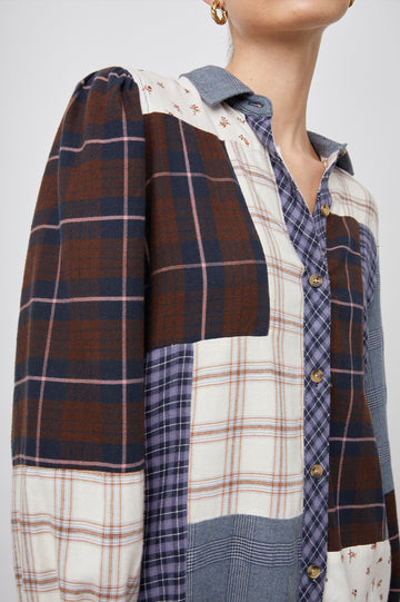 ANGELICA OSLO PATCHWORK TOP-DETAIL