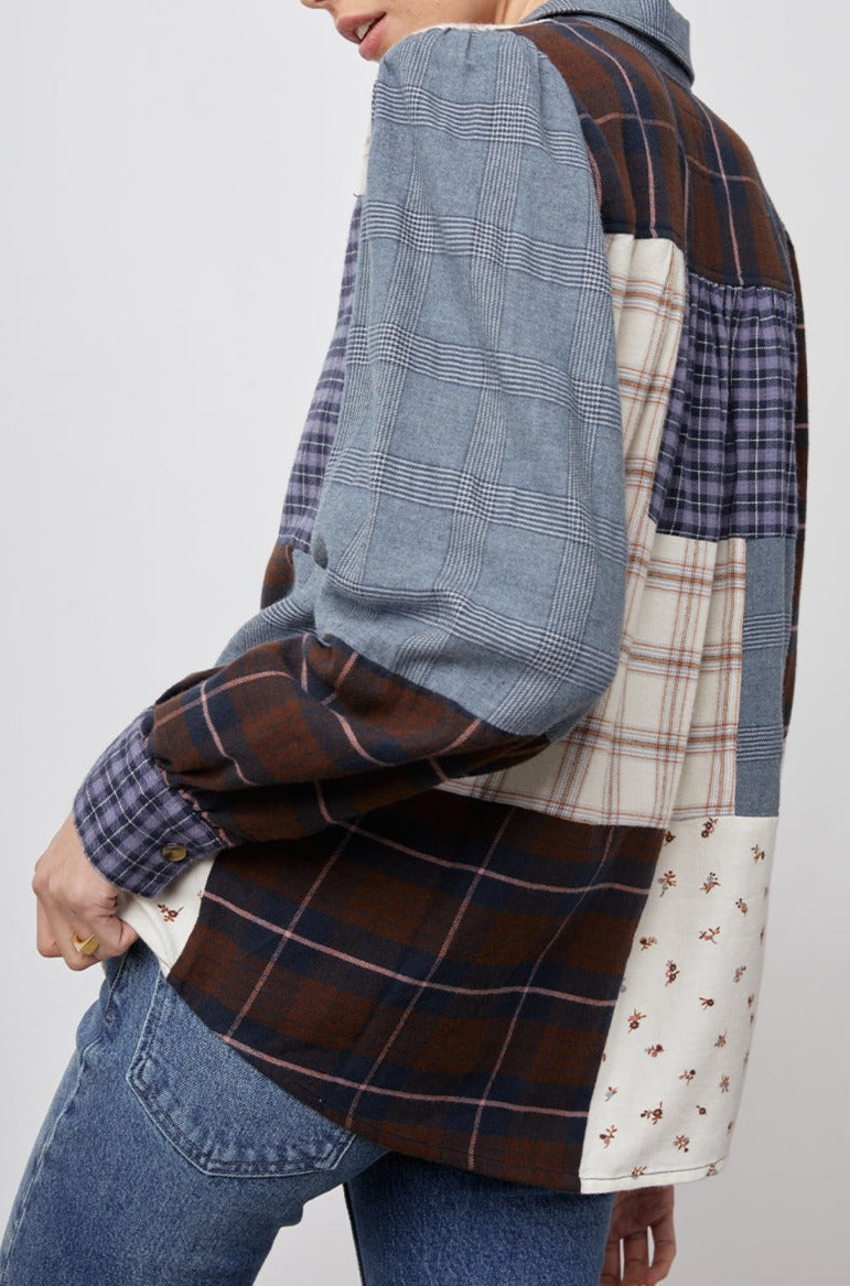 ANGELICA OSLO PATCHWORK TOP-BACK