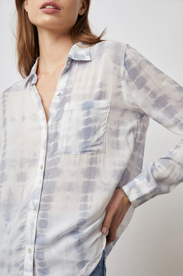 JOSEPHINE SHIRT RIVER SHIBORI-DETAIL