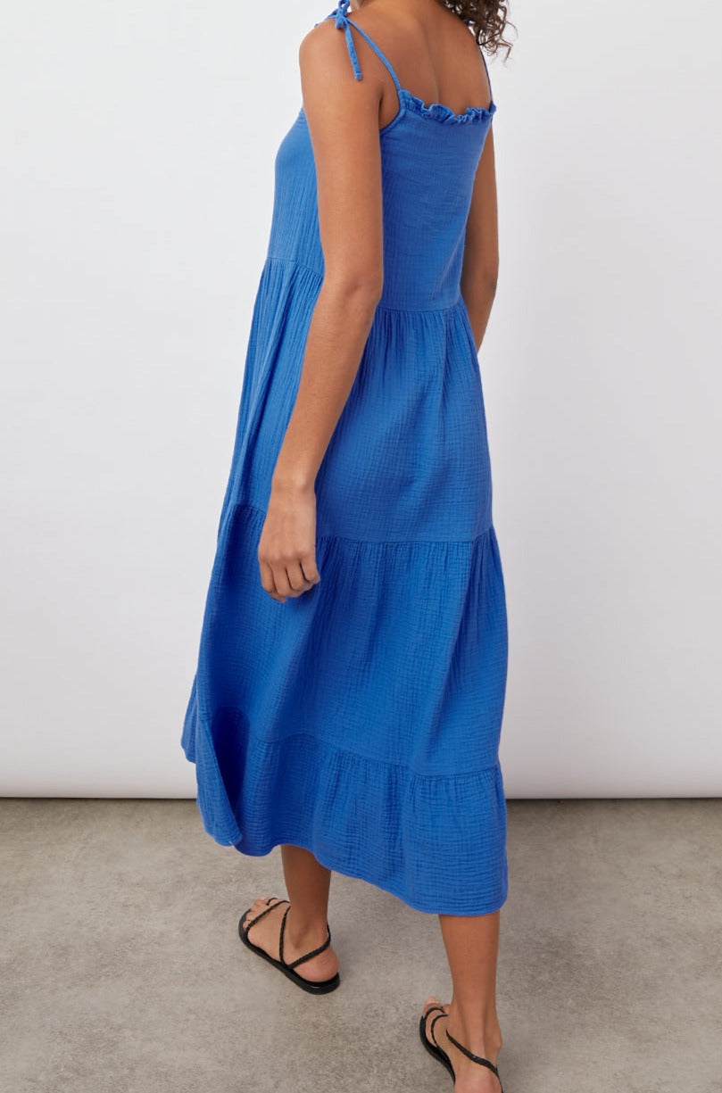 VALERIA PALACE BLUE DRESS- BACK 