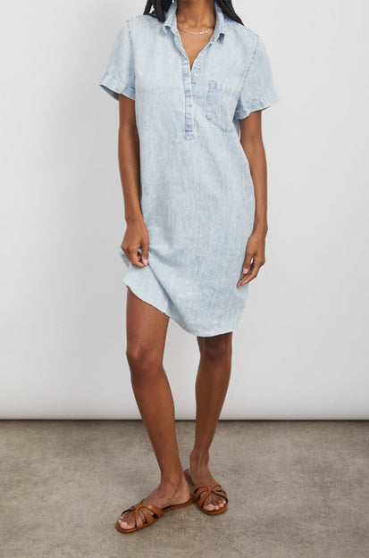 VALERIE LIGH ACID WASH DRESS-FULL FRONT BODY