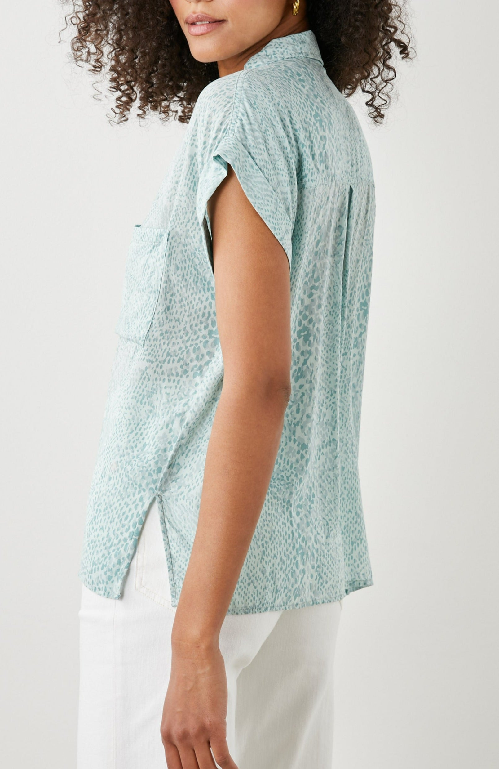 WHITNEY SHIRT MINT BOA - BACK